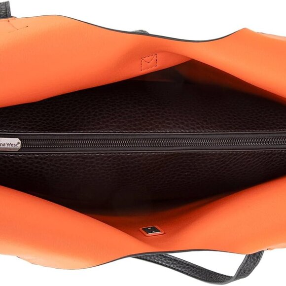 Hobo Bag PU Leather Women Shoulder Purse with Detachable Makeup Pouch - Picture 4 of 7